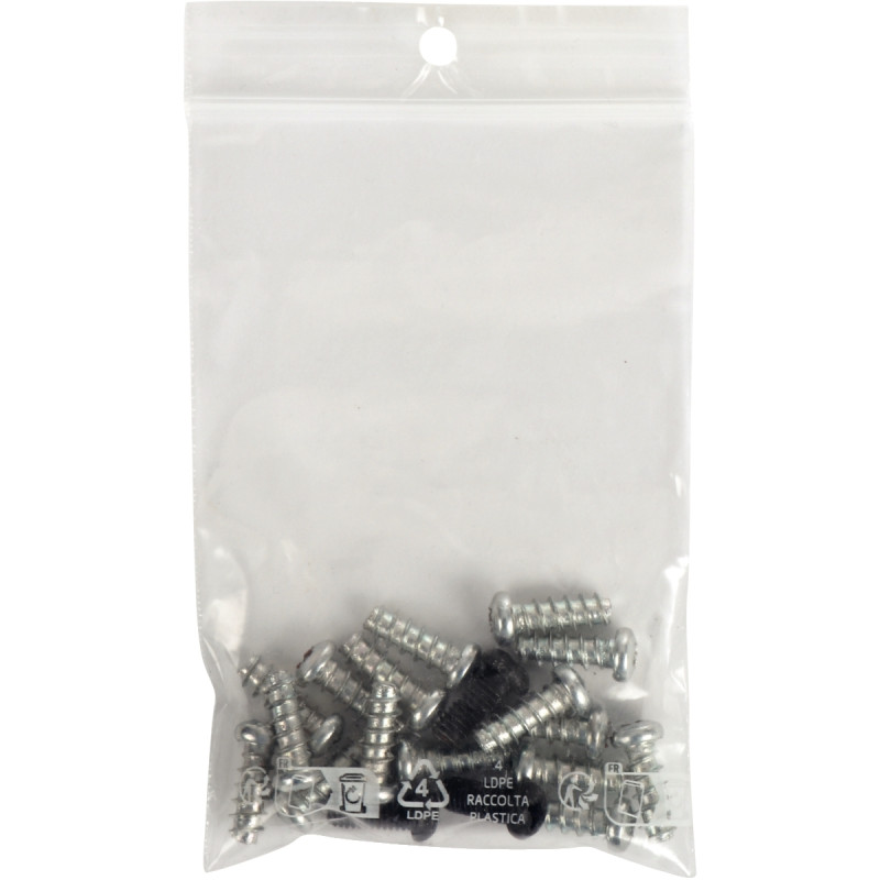 Carton de 1000 sachets ZIP 120x80mm transparent