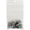 Carton de 1000 sachets ZIP 120x80mm transparent