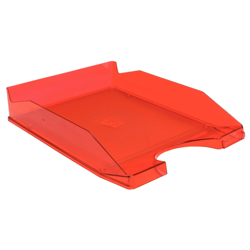 Corbeille à courrier FLUOR rouge