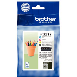 Brother POT pack de 4 cartouches jet d'encre noire, cyan, magenta et j