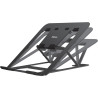 Support ordinateur portable nomade noir