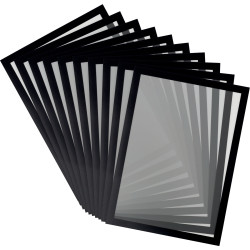 Cadre d'affichage magnétique Magneto Pro A4 noir lot de 10