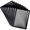 Cadre d'affichage magnétique Magneto Pro A4 noir lot de 10