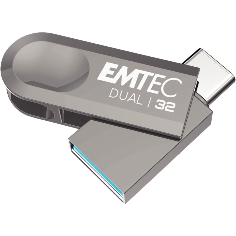 Clé USB 3.2 Emtec Dual 32 Go