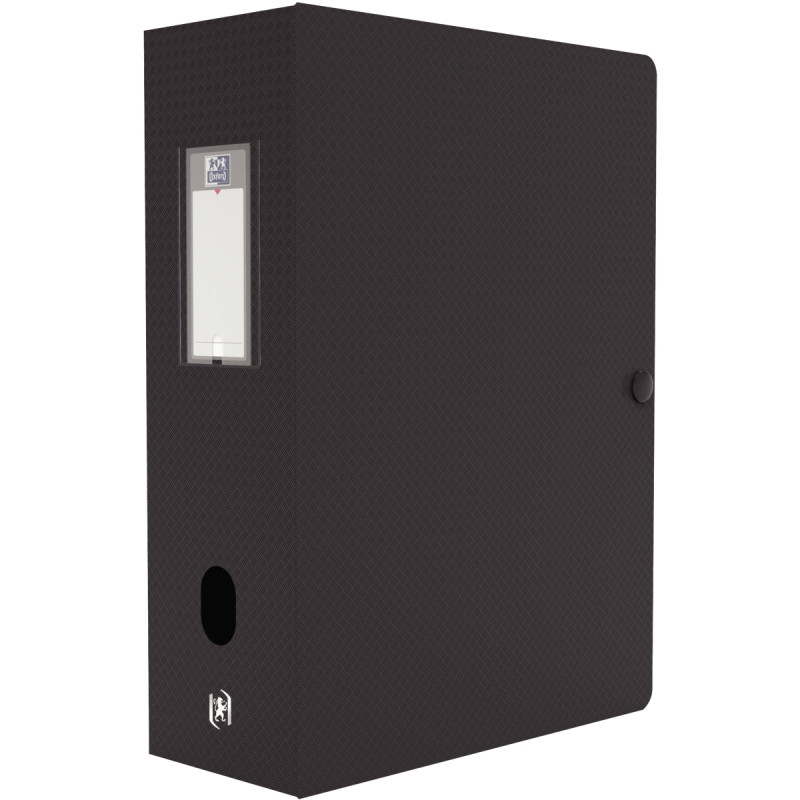 Boite de classement en polypropylène MEMPHIS dos 10 cm, noir