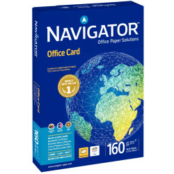 Paquet de 250 feuilles format A4 160g blanc NAVIGATOR