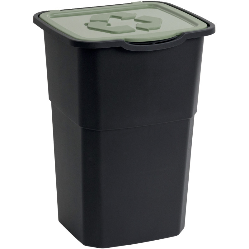 Poubelle de tri sélectif 50 litres vert