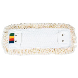 Frange languette / poche coton 40cm