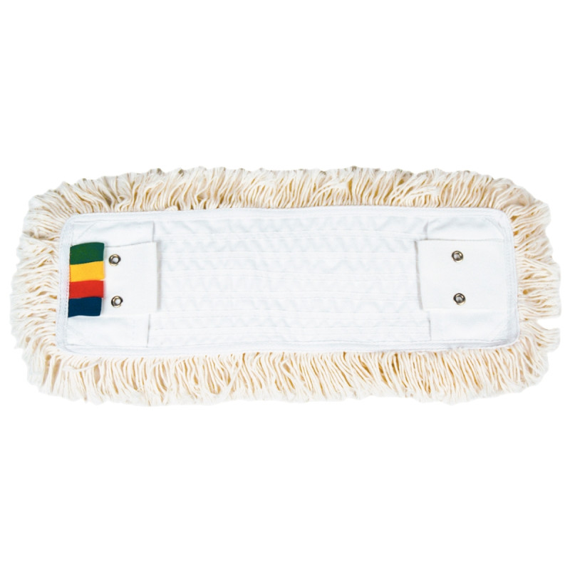 Frange languette / poche coton 40cm