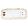 Frange languette / poche coton 40cm