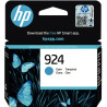 HP 924 cartouche d'encre cyan authentique (4K0U3NE)