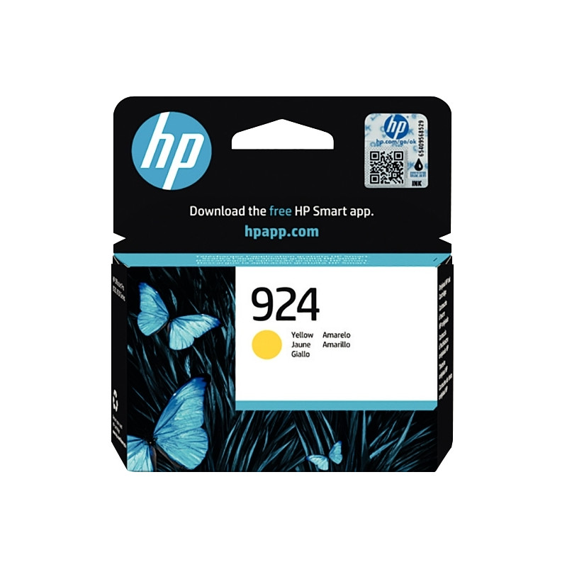 HP 924 cartouche d'encre jaune authentique (4K0U5NE)