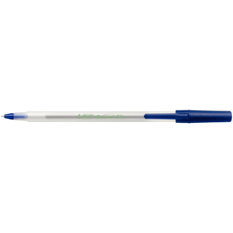 Stylo bille Round Stic bleu