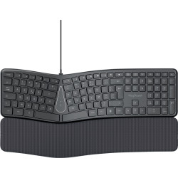 Clavier filaire ekogreen ergonomique gris