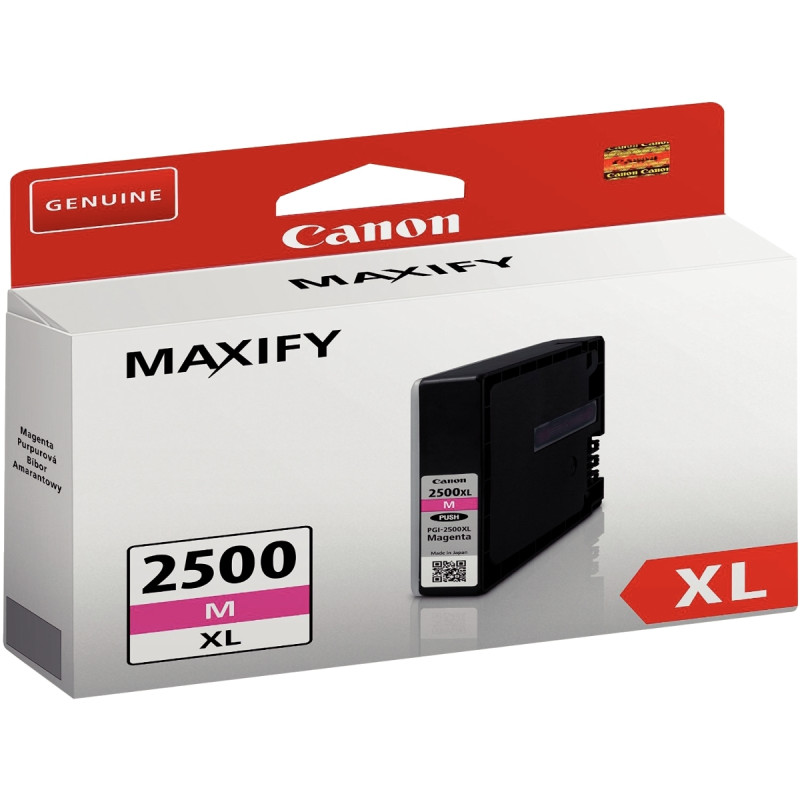 Canon 2500XL cartouche jet d'encre magenta haute capacité authentique
