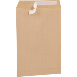 Paquet de 50 pochettes kraft armé 229x324mm 130g bande siliconée