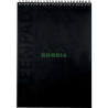 Bloc-notes GREENPAD à reliure intégrale, format A4, 80 feuilles, quadr