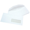 Boite de 1000 enveloppes blanches 114x229mm 80g mécanisables fenêtre 3