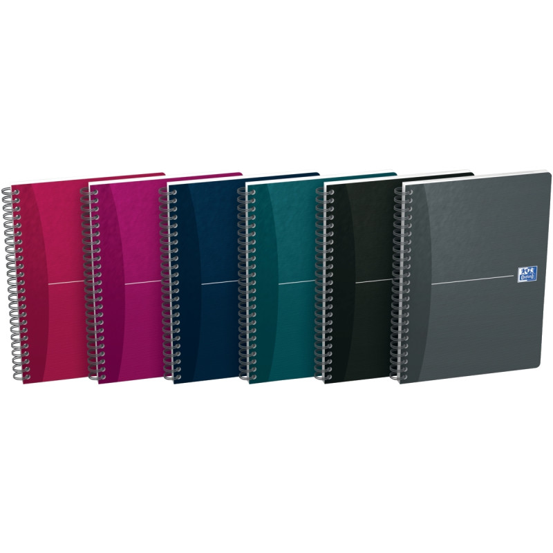 Cahier à reliure intégrale 180 pages ESSENTIALS, format A5, ligné 7 mm