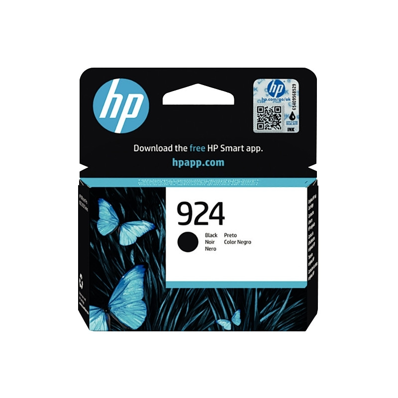 HP 924 cartouche d'encre noire authentique (4K0U6NE)
