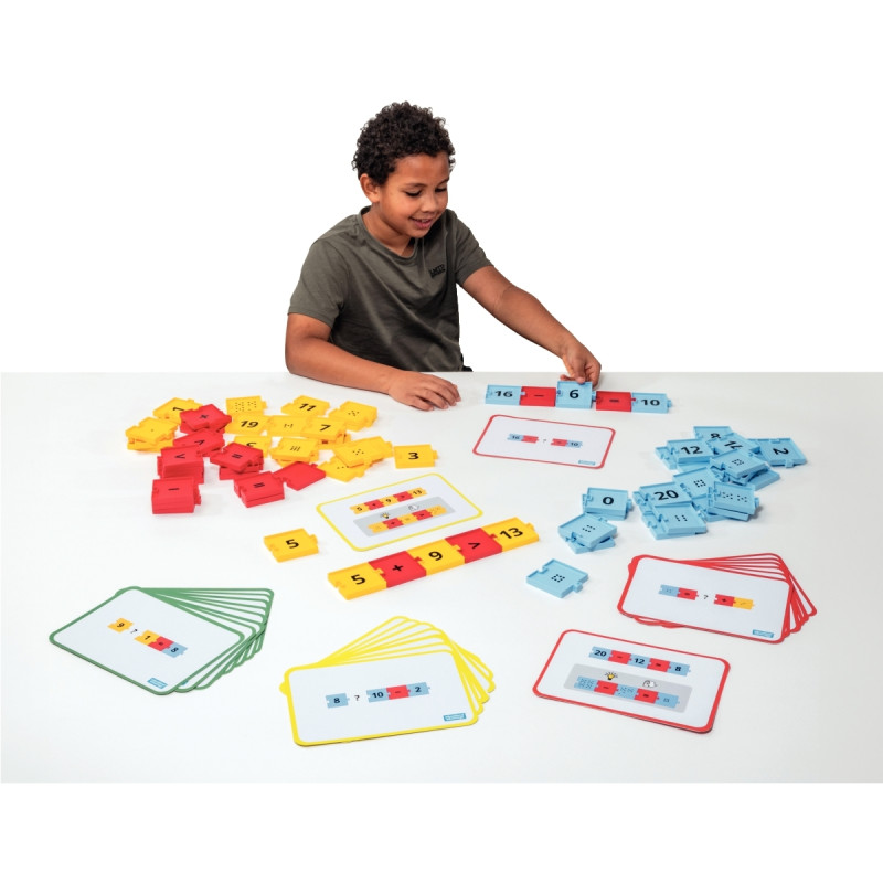 Les nombres connectés avec 24 cartes