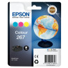 Epson GLOBE / 267 cartouche jet d'encre couleur authentique (T267040)