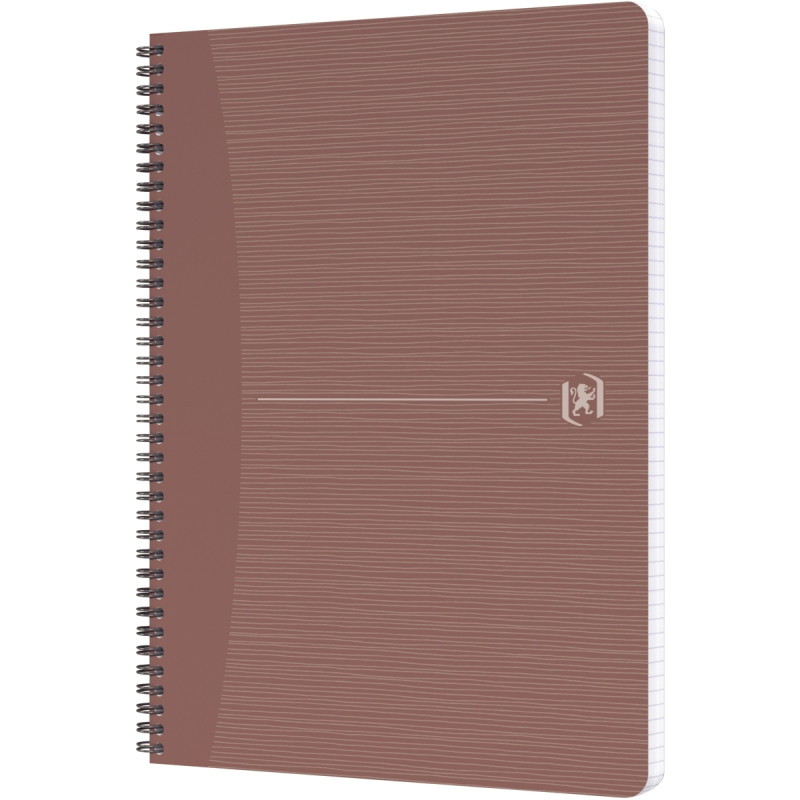 Cahier à reliure intégrale 100 pages MY REC'UP format A4, quadrillé 5x
