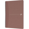 Cahier à reliure intégrale 100 pages MY REC'UP format A4, quadrillé 5x