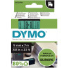 Recharge DYMO D1 9 mm x 7 m noir et vert