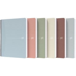 Cahier à reliure intégrale 180 pages MY REC'UP format A4, quadrillé 5x