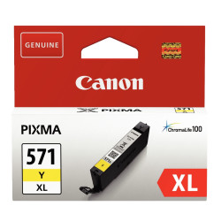 Canon 571XL cartouche jet d'encre jaune haute capacité authentique (CL