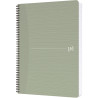 Cahier à reliure intégrale 180 pages MY REC'UP format A4, quadrillé 5x