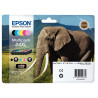 Epson ELEPHANT/24XL lot 6 cart encre NCMJ, cyan clair, magenta clair h