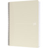 Cahier à reliure intégrale 180 pages MY REC'UP format A4, quadrillé 5x