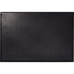 Sous-mains 56x38cm cuir noir