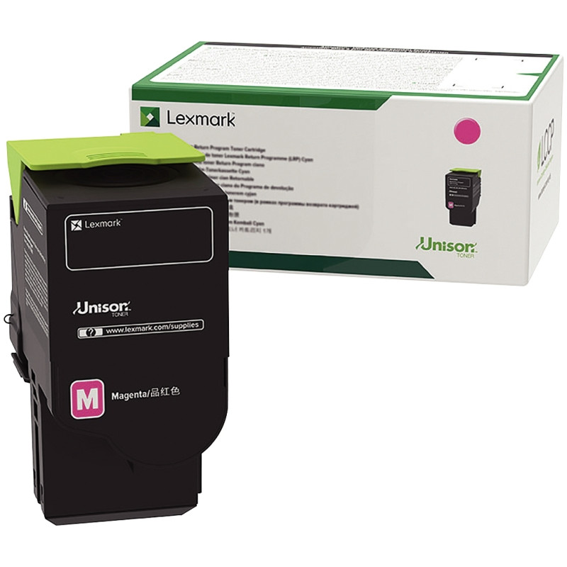 Lexmark 78C2XM0 toner laser magenta très haute capacité authentique