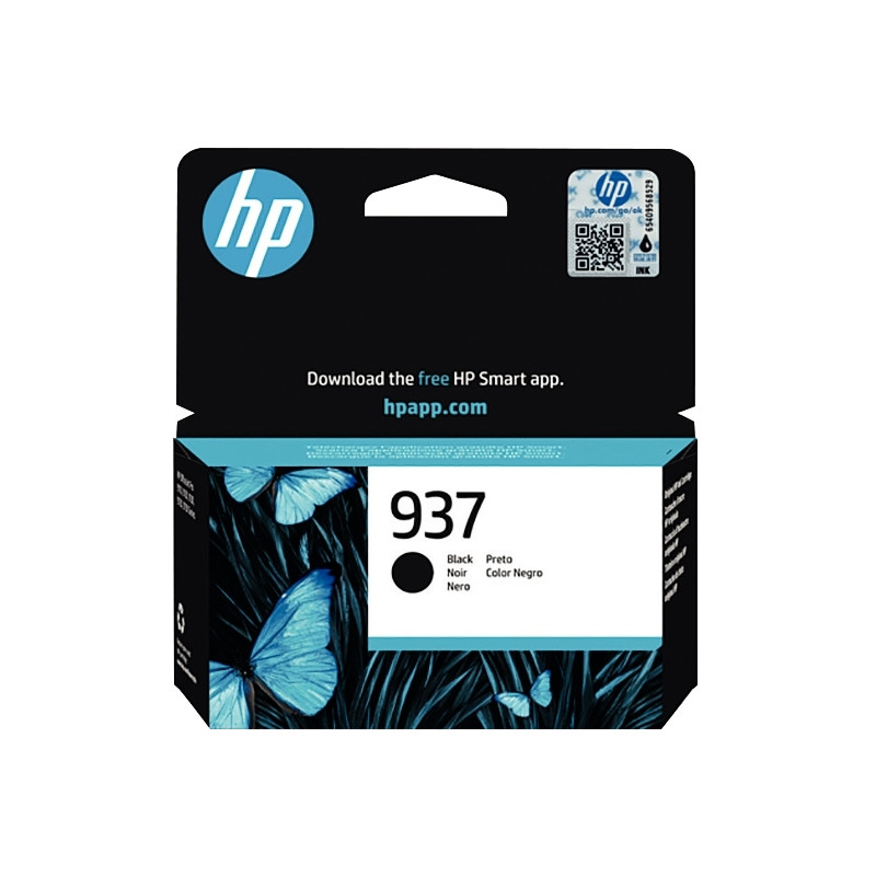 HP 937 cartouche d'encre noir authentique (4S6W5NE)