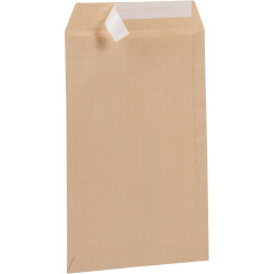 Paquet de 50 pochettes kraft armé 260x330mm 130g bande siliconée
