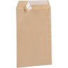 Paquet de 50 pochettes kraft armé 260x330mm 130g bande siliconée