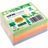 Bloc cube repositionnable 75 x 75 mm 400feuilles coloris SPRING