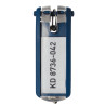Sachet de 6 portes-clés avec étiquettes KEYCLIP bleu