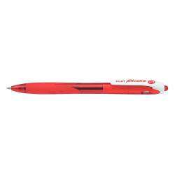 Stylo bille Rexgrip pointe moyenne rouge