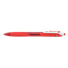 Stylo bille Rexgrip pointe moyenne rouge