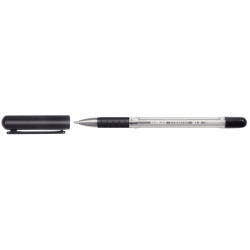 Boîte de 50 stylos bille softgrip pointe moyenne noirs