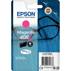 Epson LUNETTES / 408XL cartouche jet d'encre magenta haute capacité au