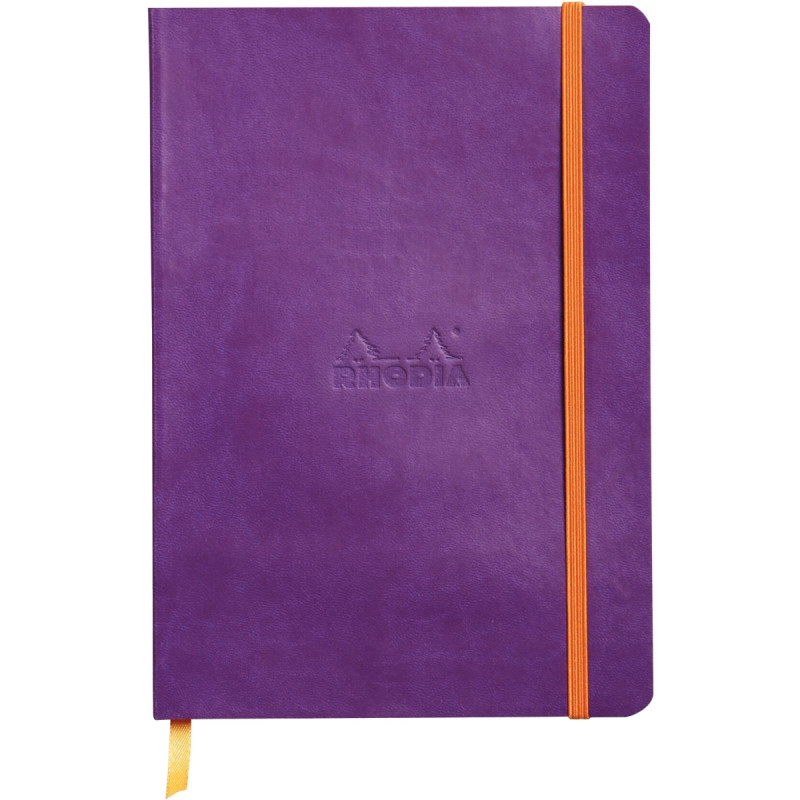 Carnet 160 pages RHODIARAMA format A5, ligné, couverture souple en sim