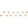 Boîte de 12 aimants diamètre 9 mm, dorés