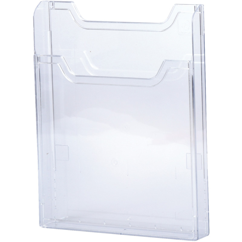 Porte-brochures vertical dos plat 1 compartiment 148x210mm