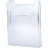 Porte-brochures vertical dos plat 1 compartiment 148x210mm
