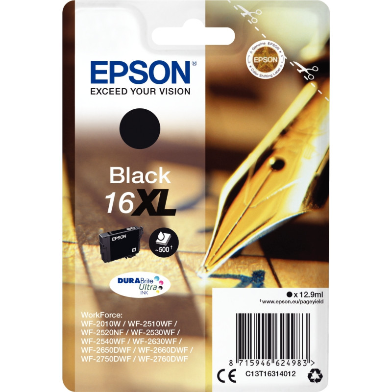 Epson STYLO PLUME / 16XL cartouche jet d'encre noire haute capacité au